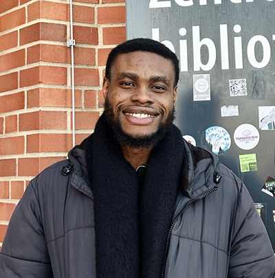 Head and shoulders photograph of Dr Emmanual Johnson