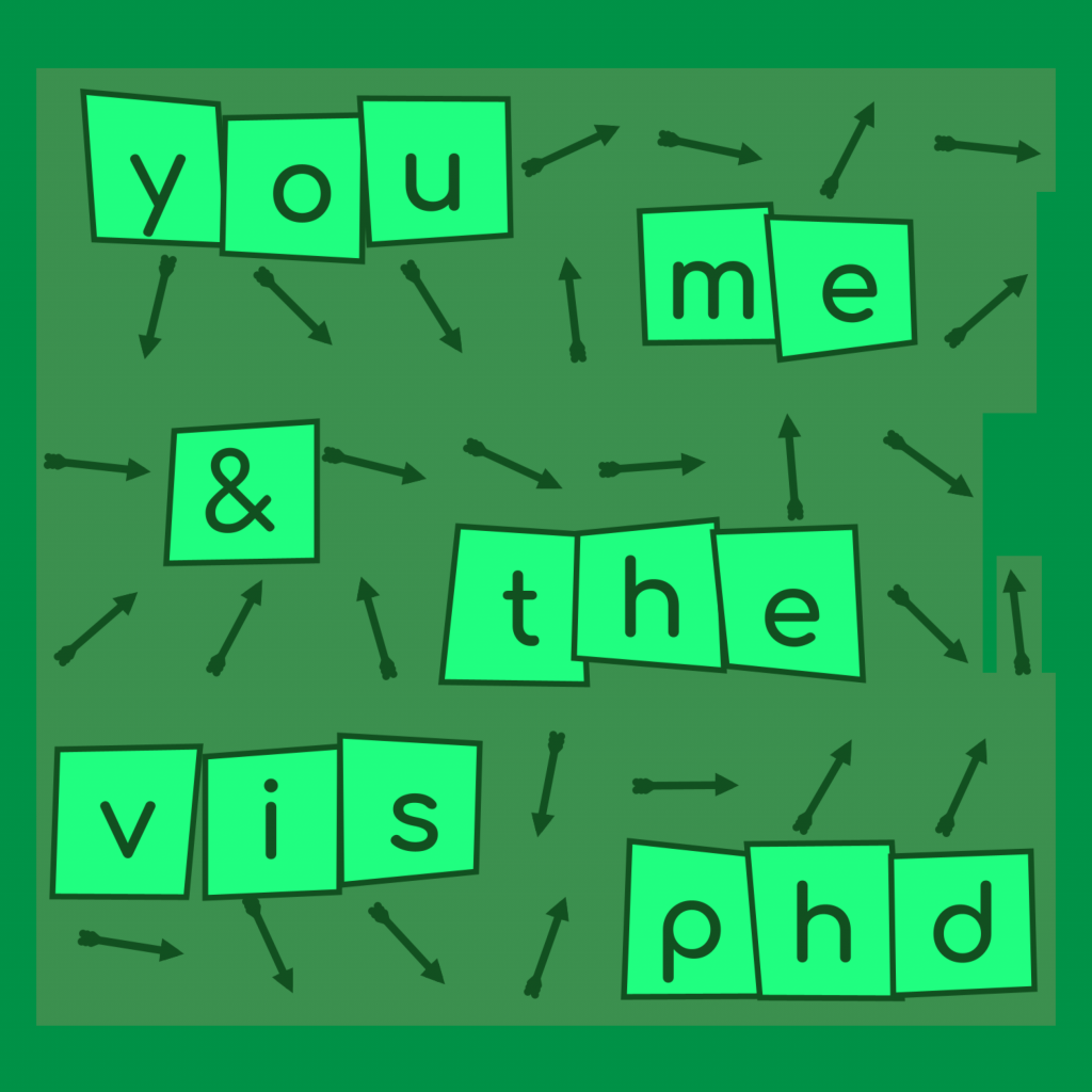 Decorative image showing the words "you, me and the data vis PhD"